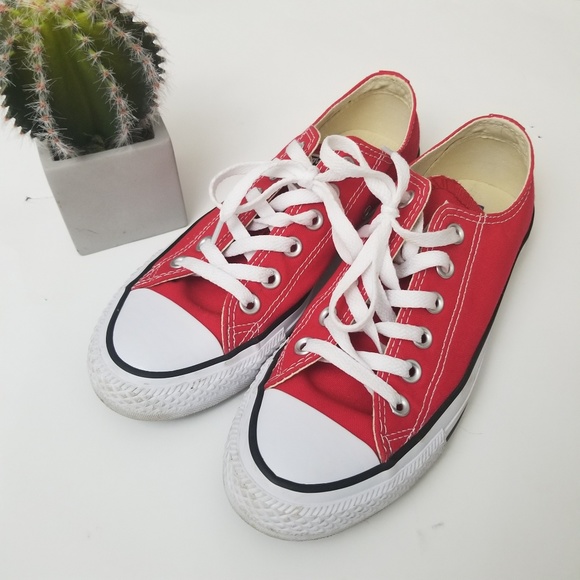 Converse Shoes - Red Converse size 7